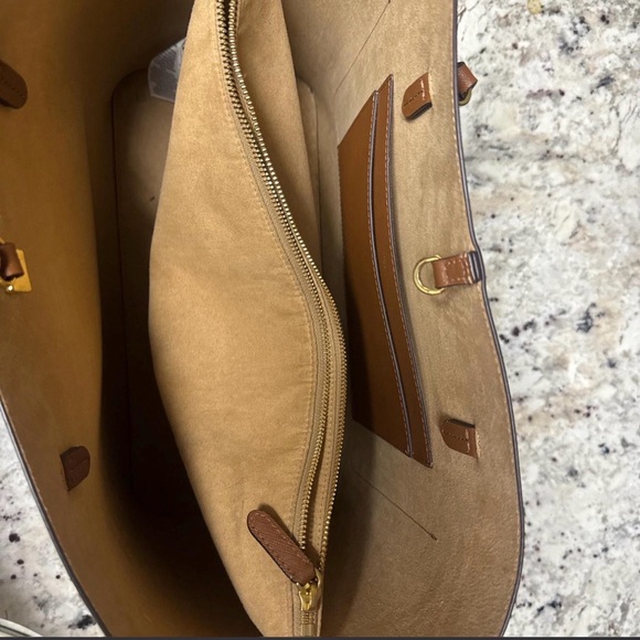 Ralph Lauren Brown Leather Tote - Picture 2 of 4